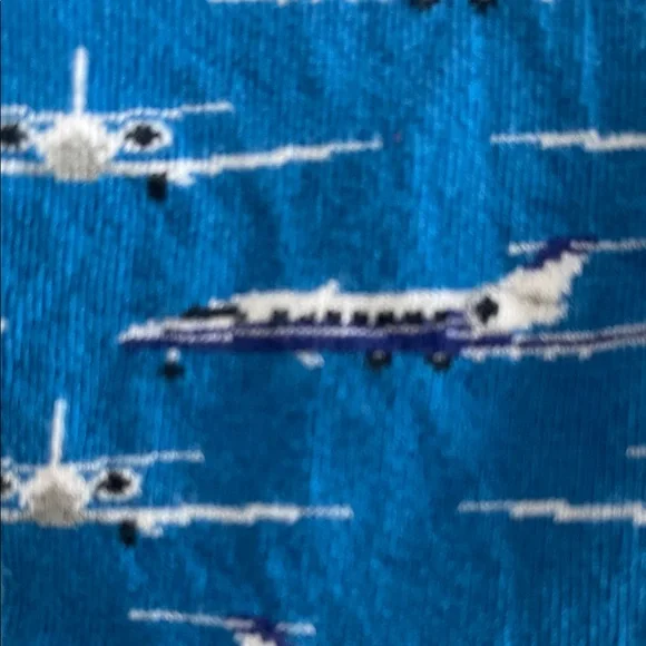 Boys Airplane Pattern Socks - Navy and Blue - Picture 3 of 8